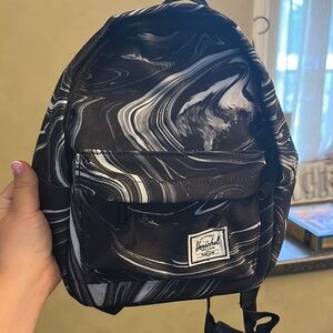 Herschel Supply Company mini Black and White Swirl Backpack